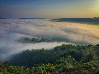 Sweet Clouds on the Top Hill