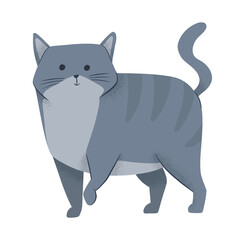 fat cat cartoon illustration clip art