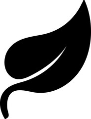  leaf icon design trendy on white background..eps