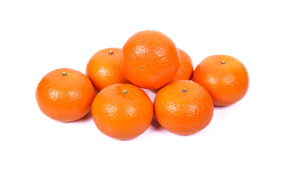 Orange fruit isolated on white background