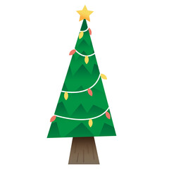 christmas tree illustration