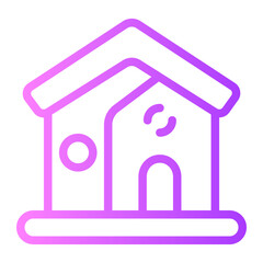 house gradient icon