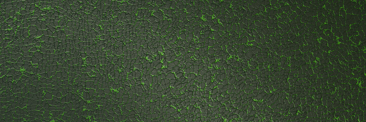 Abstract green leather texture background