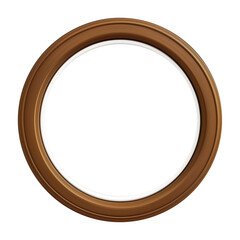 Obraz premium wooden round frame