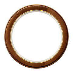 wooden round frame