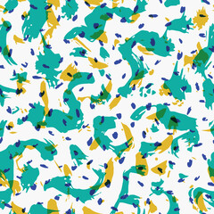 Colorful abstract hand drawn seamless pattern