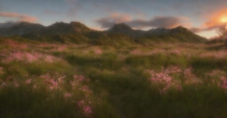 Obraz premium Sunset Landscape