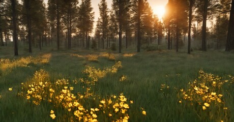 Obraz premium Sunset Landscape