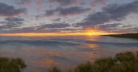 Fototapeta premium Sunset Landscape
