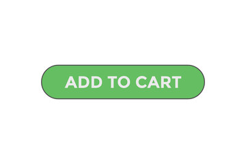 Add to cart button web banner template Vector Illustration
