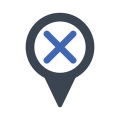 Fototapeta premium Close location icon