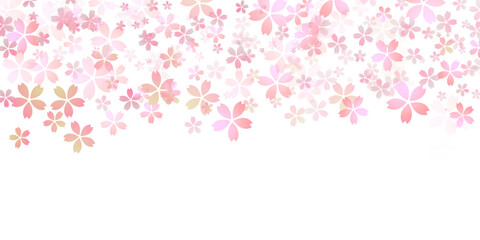 桜　年賀状　和柄　背景	