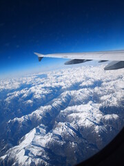 Fototapeta na wymiar 空から見たニュージーランドの空