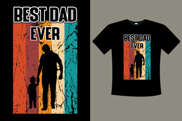 Dad Loves t-shirt design, Father T-Shirt Design