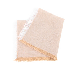 Kitchen napkin on white background