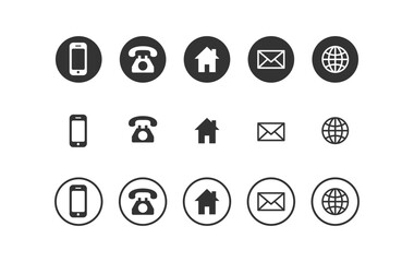 name card minimalist business card icons vector eps 10