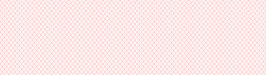 かわいい日本の伝統的な文様 - ピンク色の鹿の子模様のイラスト素材 - ワイド
