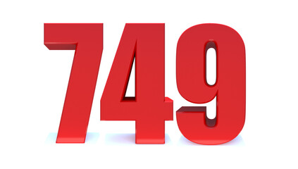 749 number