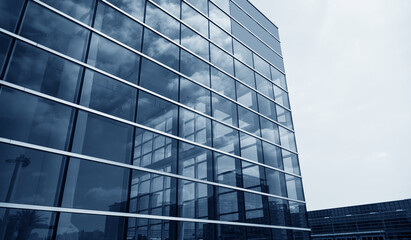 Part of modern business building