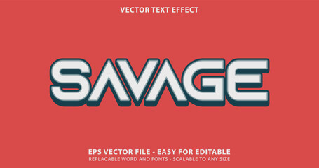 Obraz premium Modern bold editable font eps