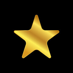 gold star vector logo template