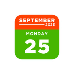 Fototapeta premium calendar september 2023 printable and background