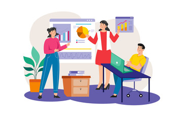 Team Discussing About Business Grow