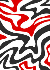 Abstract background with colorful wavy line pattern