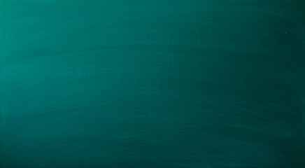 Green Chalkboard. Chalk texture school board display for background. chalk traces erased with copy space for add text or graphic design. Backdrop of Education concepts