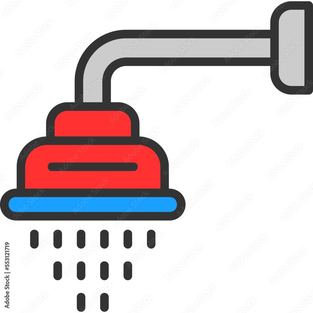 Canvas Prints Shower Head Icon