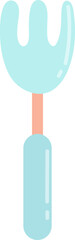 Fork doodle vector