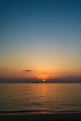 sunrise over the ocean