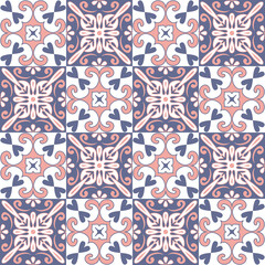 Ornate trendy design ceramic tile mosaic, designer wall decoration in Arabic Moroccan style