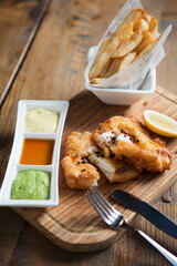 British Brunch Fish and Chips
