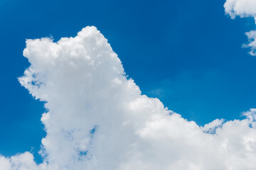 Blue sky with clouds for background