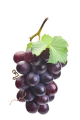 Bunch of grapes isolated 