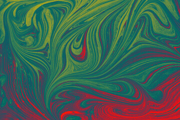 Abstract ebru marbling texture background design.