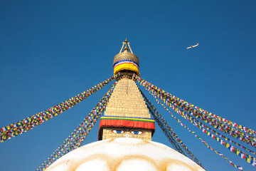 Boudhanath Stupa also known as Bouddha Stupa in Kathmandu, its massive mandala makes it one of the...