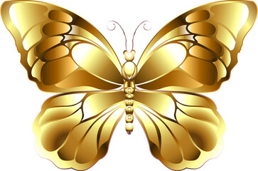 Jewelry Gold Butterfly