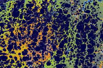 Obraz premium Abstract ebru marbling texture background design.