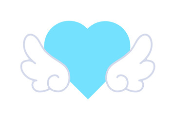 天使の羽　ハート