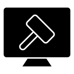 electronic auction icon
