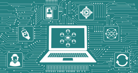 Concept of online meeting