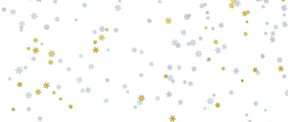 Snowflakes falling down on transparent background, heavy snow flakes isolated, Flying rain, overlay effect for composition.
