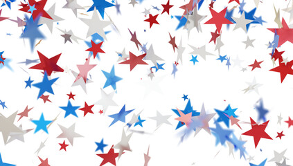 Fototapeta premium seamless confetti stars background.