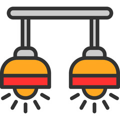 Ceiling Lamp Icon