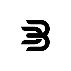 Letter DB, BD  logo concept