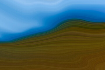 blue and green