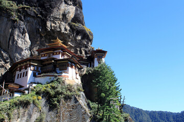 View of Tiger Nest Temple in Bhutan