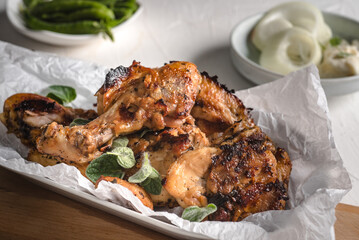 roasted chicken for dinner